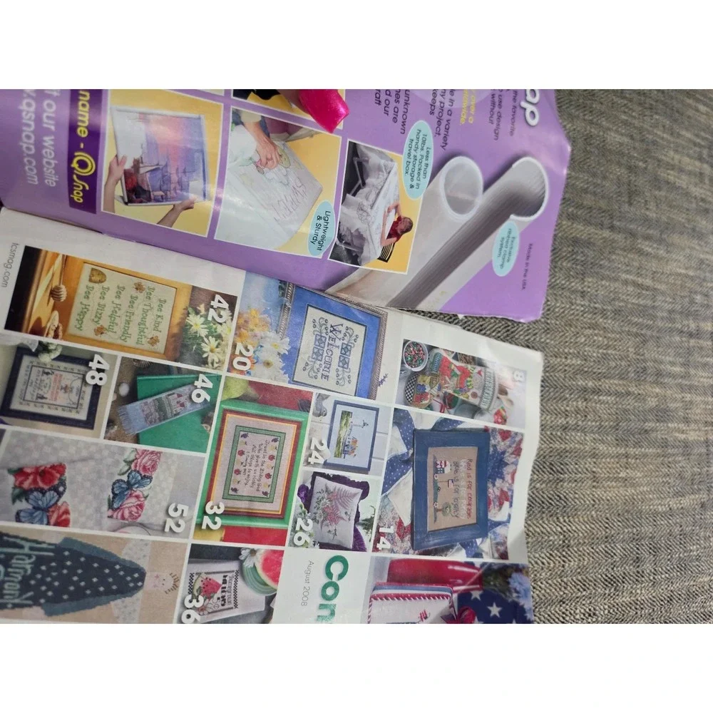 The Cross Stitcher magazine August 2008 featuring‎ a Mrs. Claus pattern project